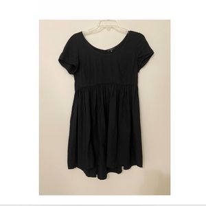 Black Mini Babydoll Dress size M talula